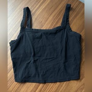 Black Vitality Cloud II Square Neck Tank